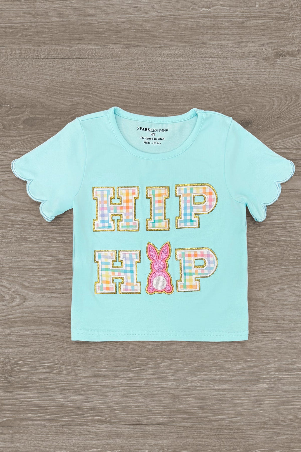 "Hip Hop" Rainbow Plaid Skirt Set