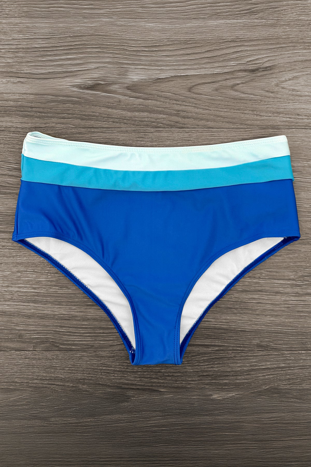 Blue Stripe Family Swimsuits