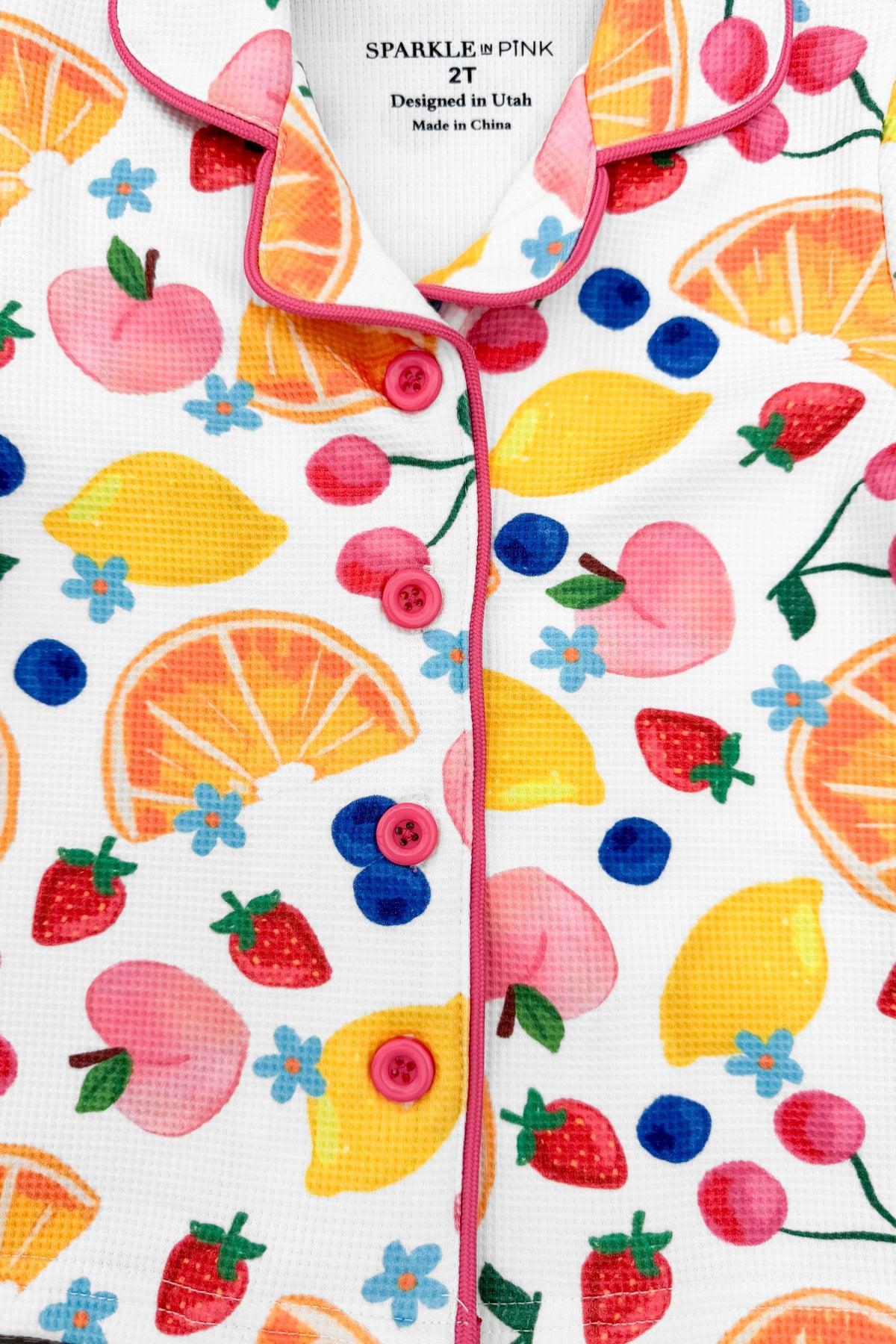 Mom & Me - Fruit Waffle Knit Pajamas