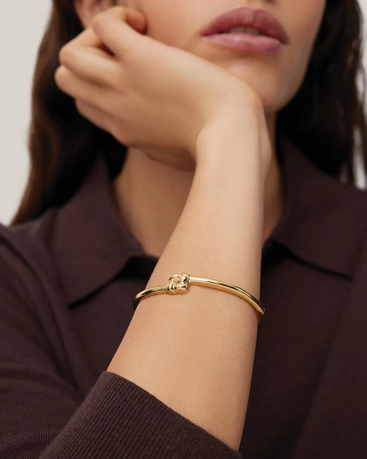 Jenny Bird Slim Woven Square Bangle