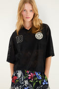 Tshirt Adidas Lace Black