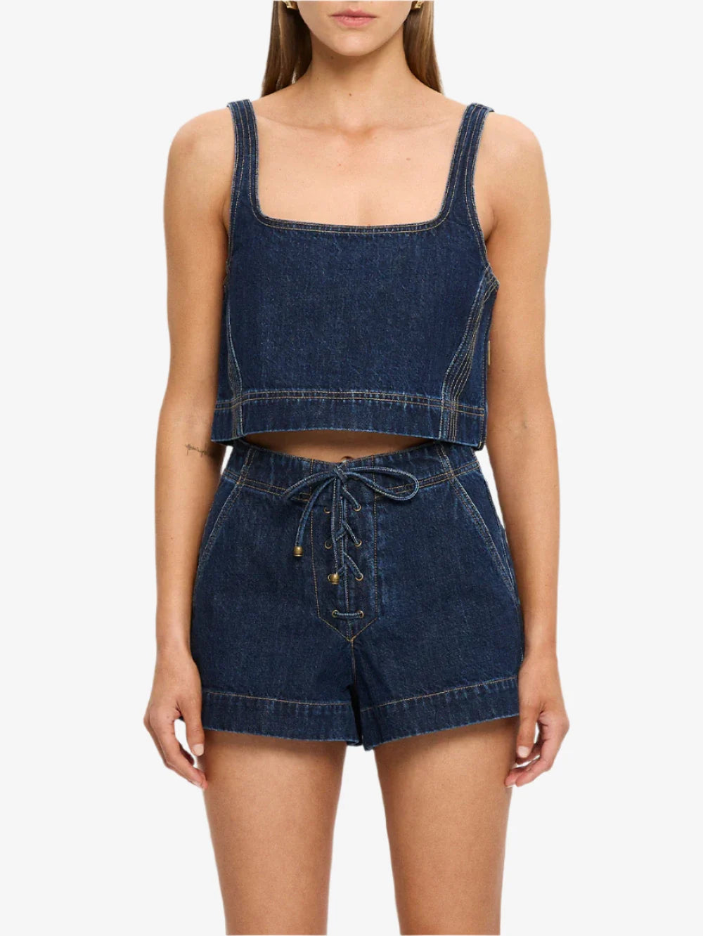 Kivari Joelle Denim Top