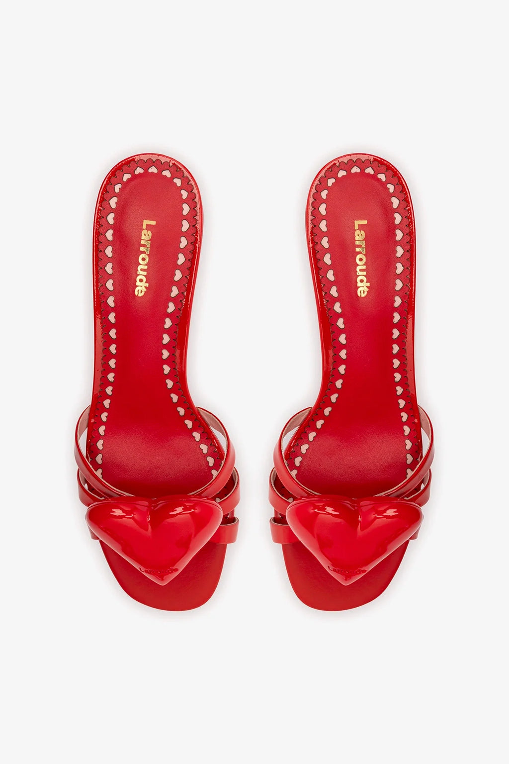 Amore Mule In Scarlet Patent Leather