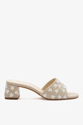 Brigitte Mule Beige Linen