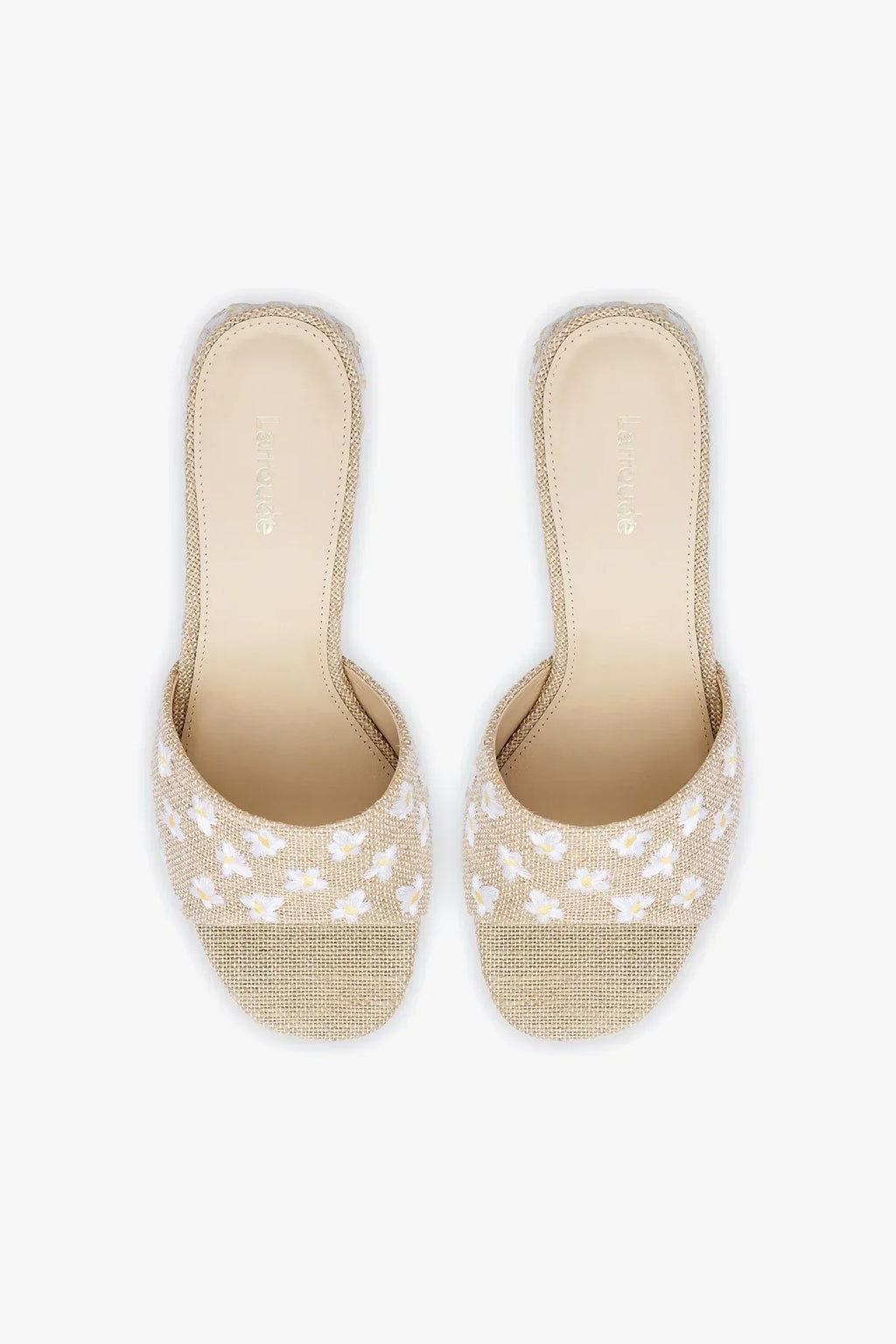 Brigitte Mule Beige Linen