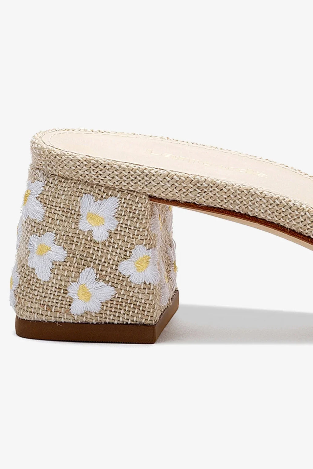 Brigitte Mule Beige Linen