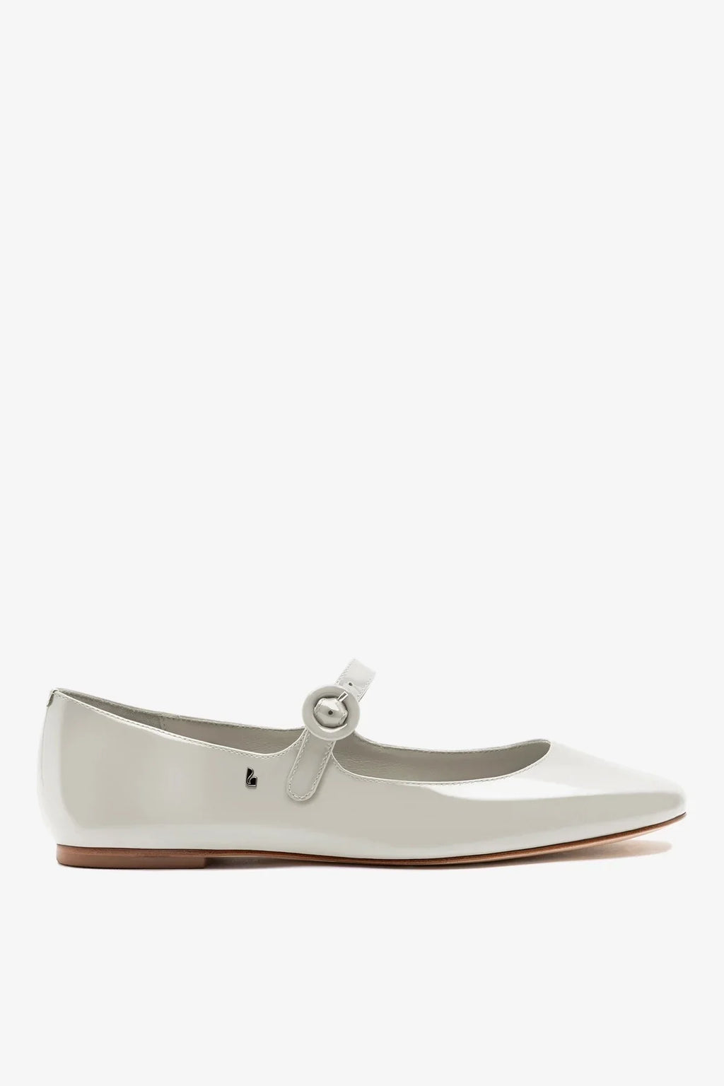 Blair Ballet Flat Moon Gray Patent Leather