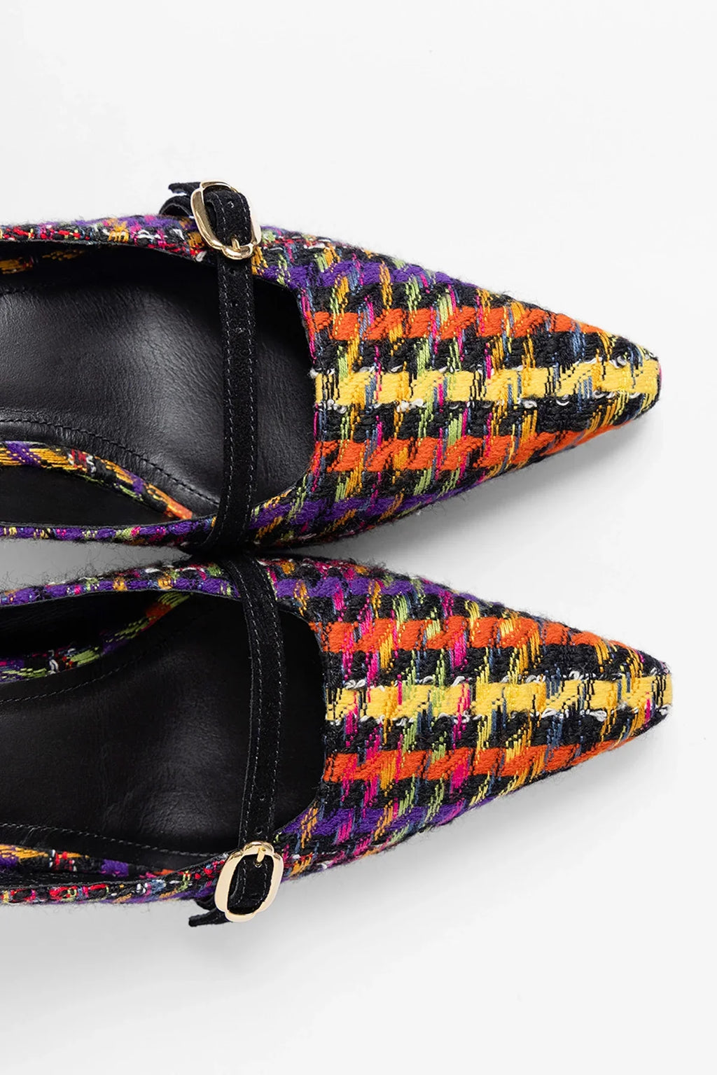 Ines Pump Multicolor Printed Tweed