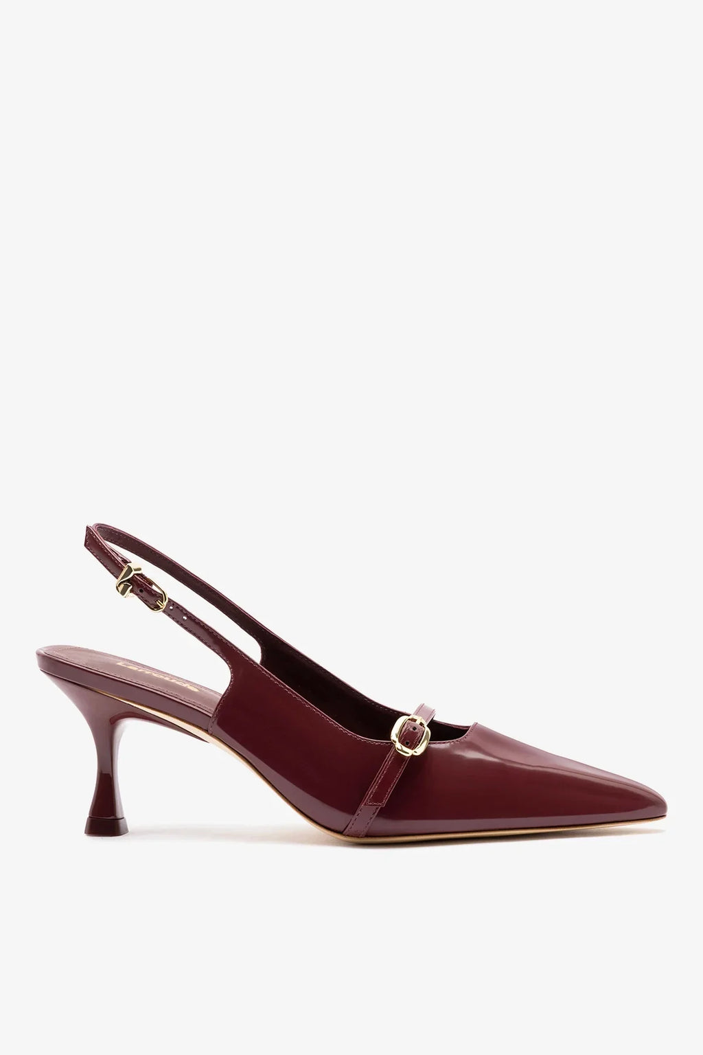 Ines Pump Burgundy Leather