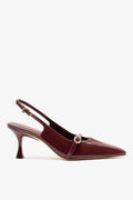 Ines Pump Burgundy Leather
