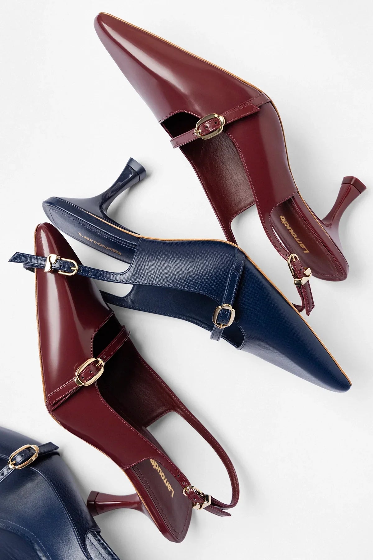 Ines Pump Burgundy Leather