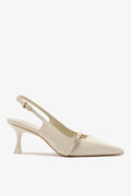 Ines Pump Ivory Leather