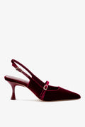 Ines Pump Wine Velvet