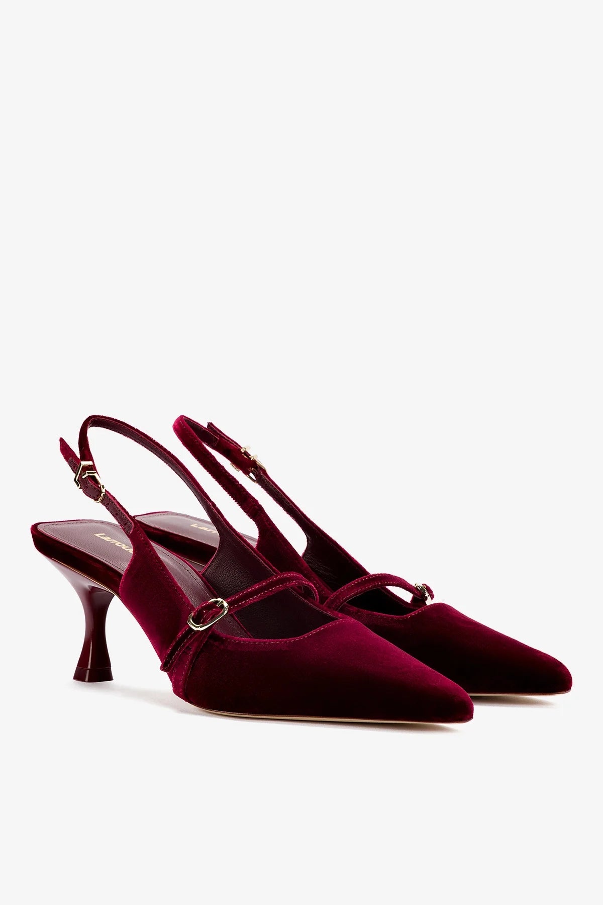 Ines Pump Wine Velvet