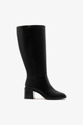 Ricky Wide Boot Black Leather
