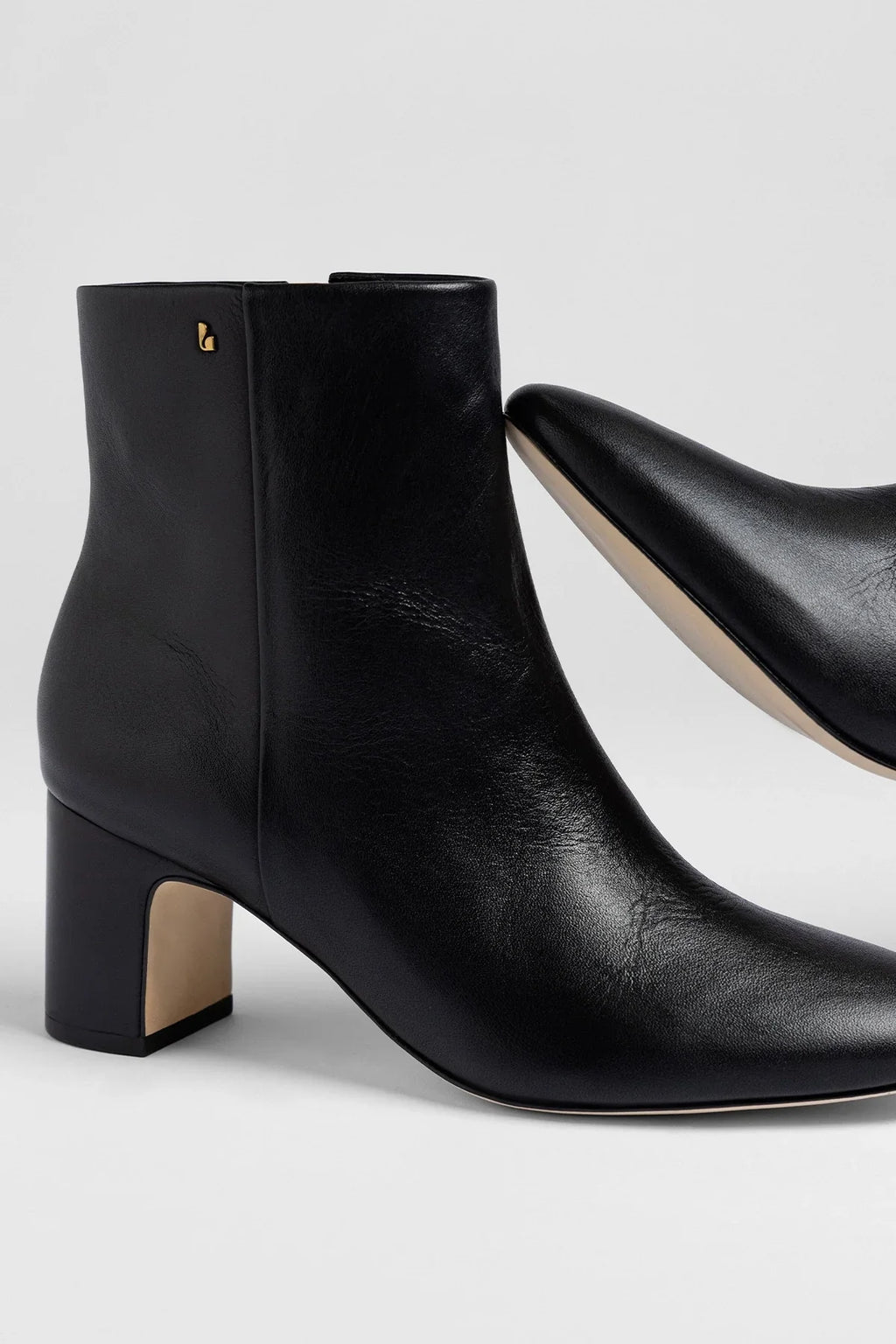Gloria Boot Black Leather