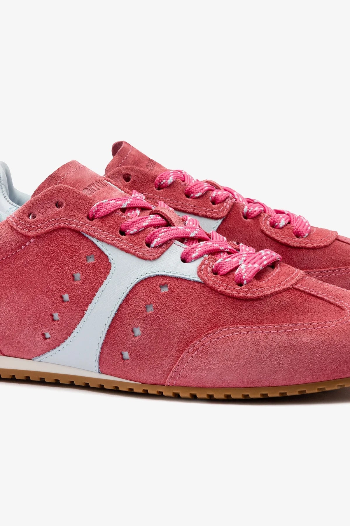Stella Sneaker In Lampone Suede