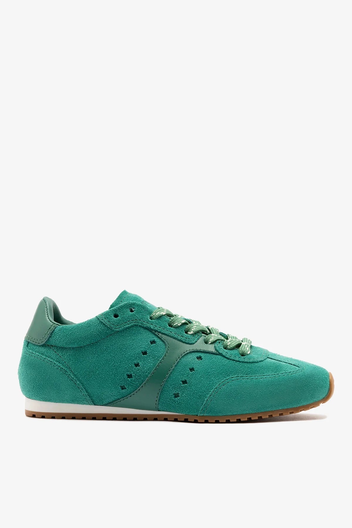 Stella Sneaker Pitti Green Suede and Leather