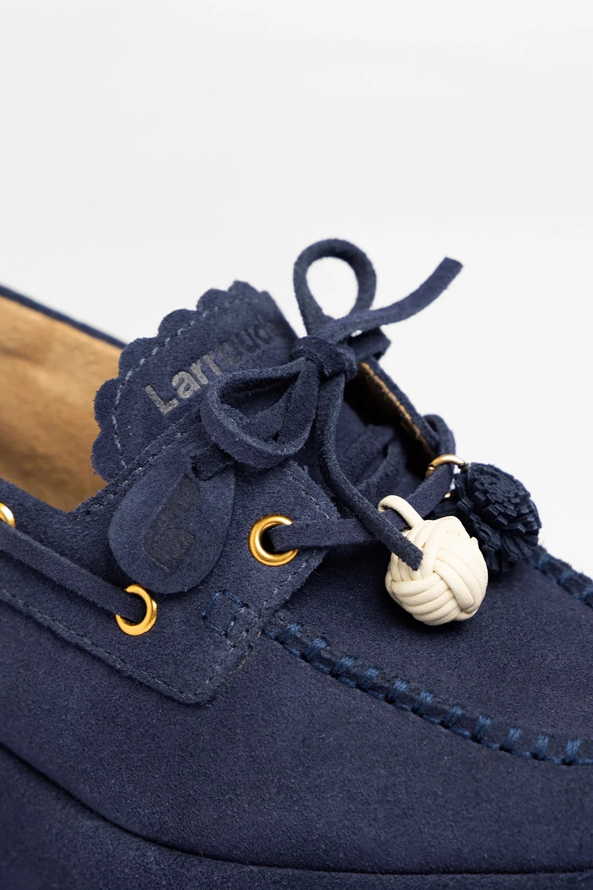 Cyprus Flatform Navy Suede