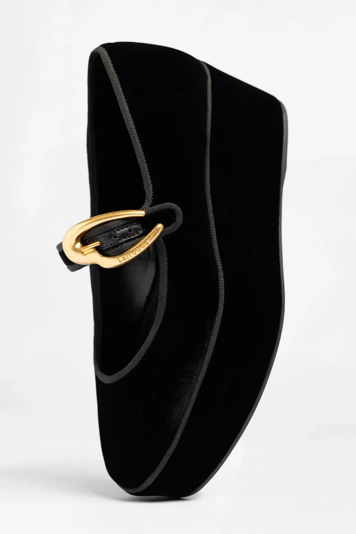 Verona Flatform Black Velvet