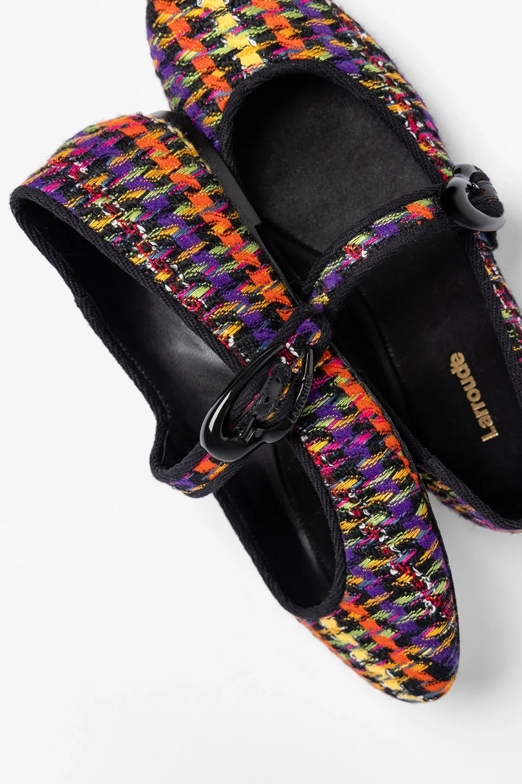 Verona Ballet Flat Multicolor Printed Tweed