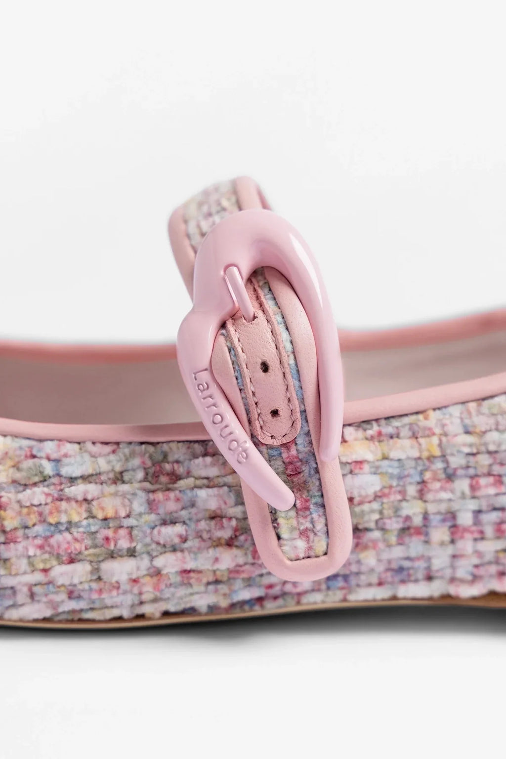 Verona Ballet Flat Tulip Printed Tweed