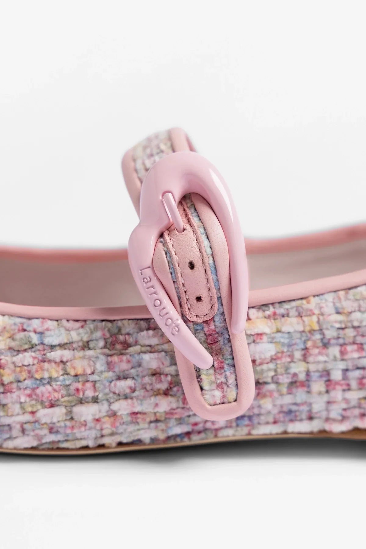 Verona Ballet Flat Tulip Printed Tweed