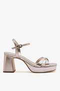 Bianca Low Platform Sandal Dusky Gold Leather