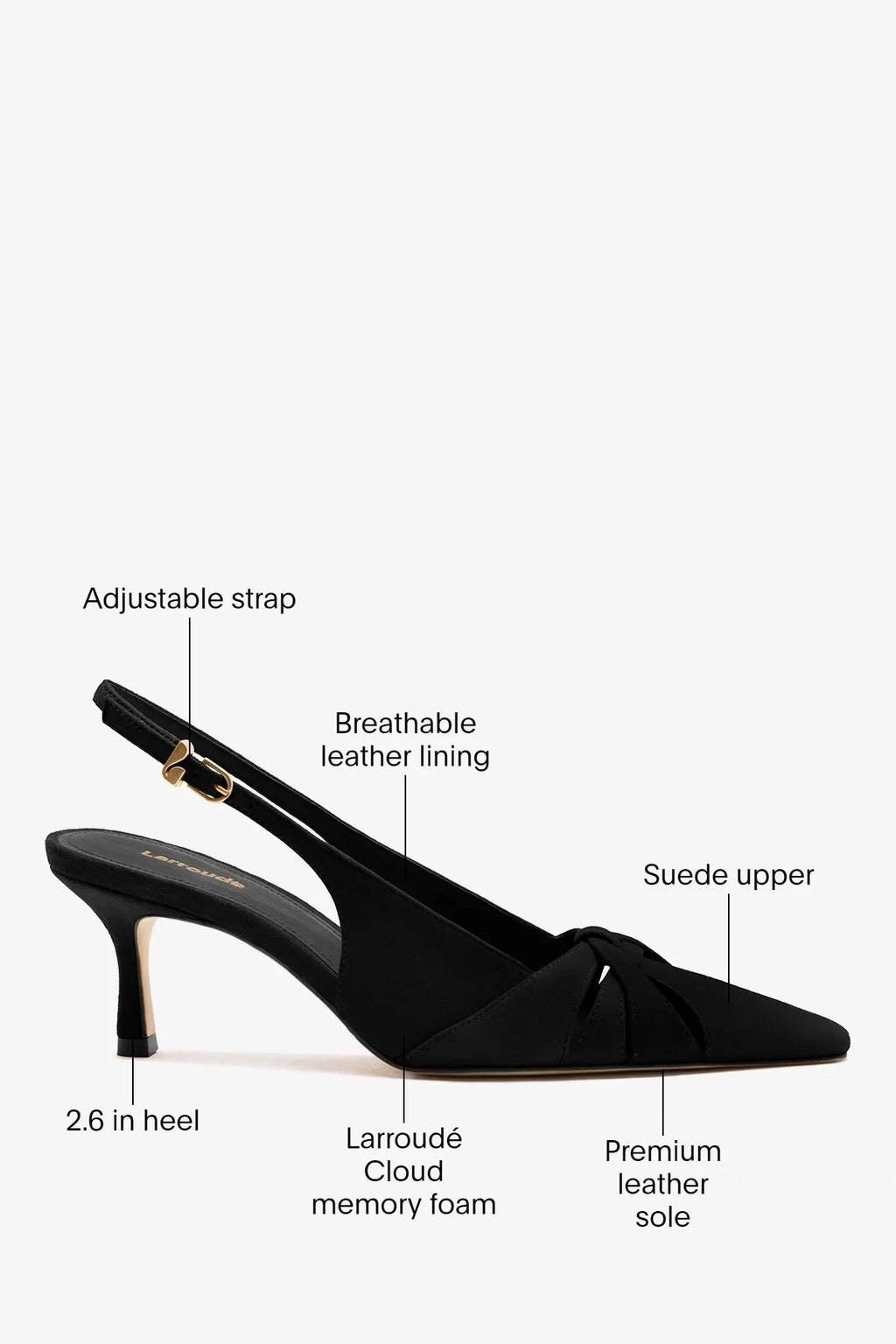 Kirstin Pump Black Suede