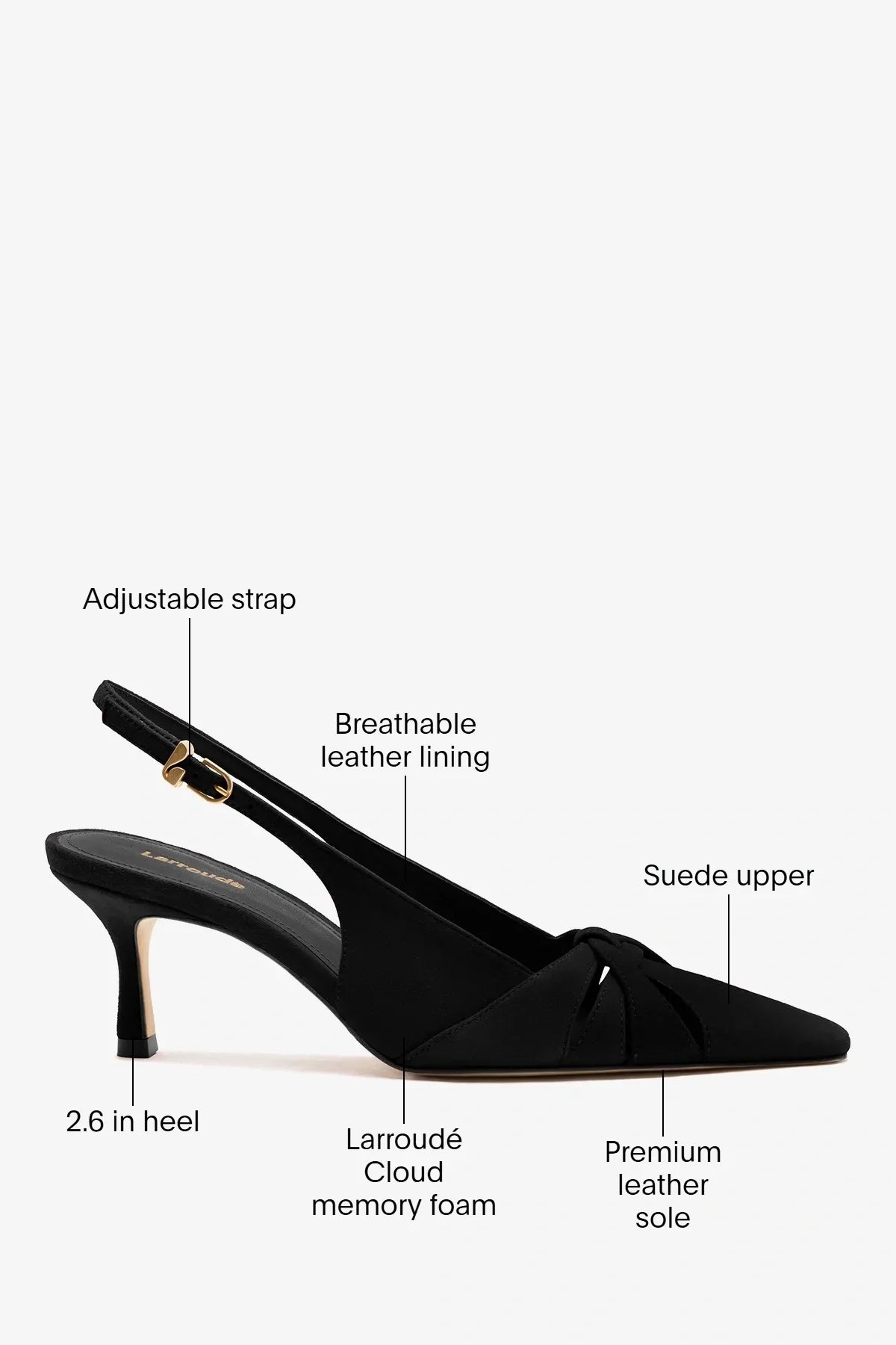 Kirstin Pump Black Suede