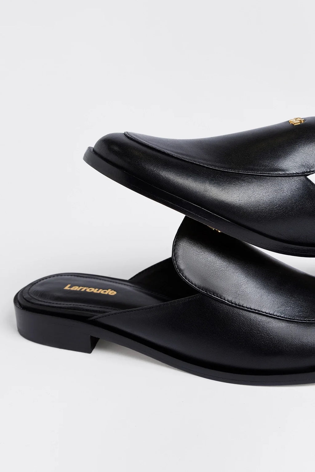 Margaux Mule Black Leather