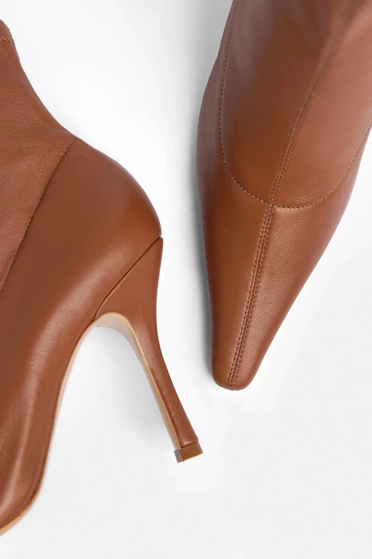 Mini Carine Boot Caramel Stretch Leather