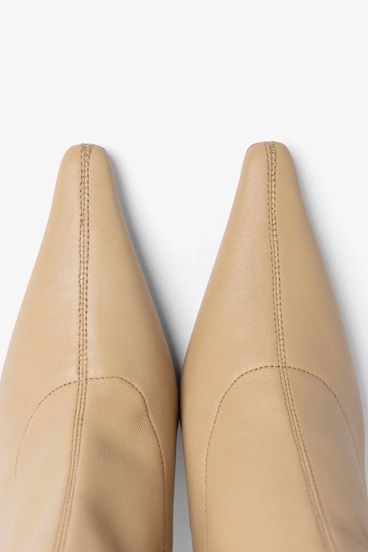 Mini Carine Boot Beige Stretch Leather