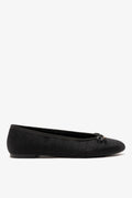 Pavlova Ballet Flat Black Raffia