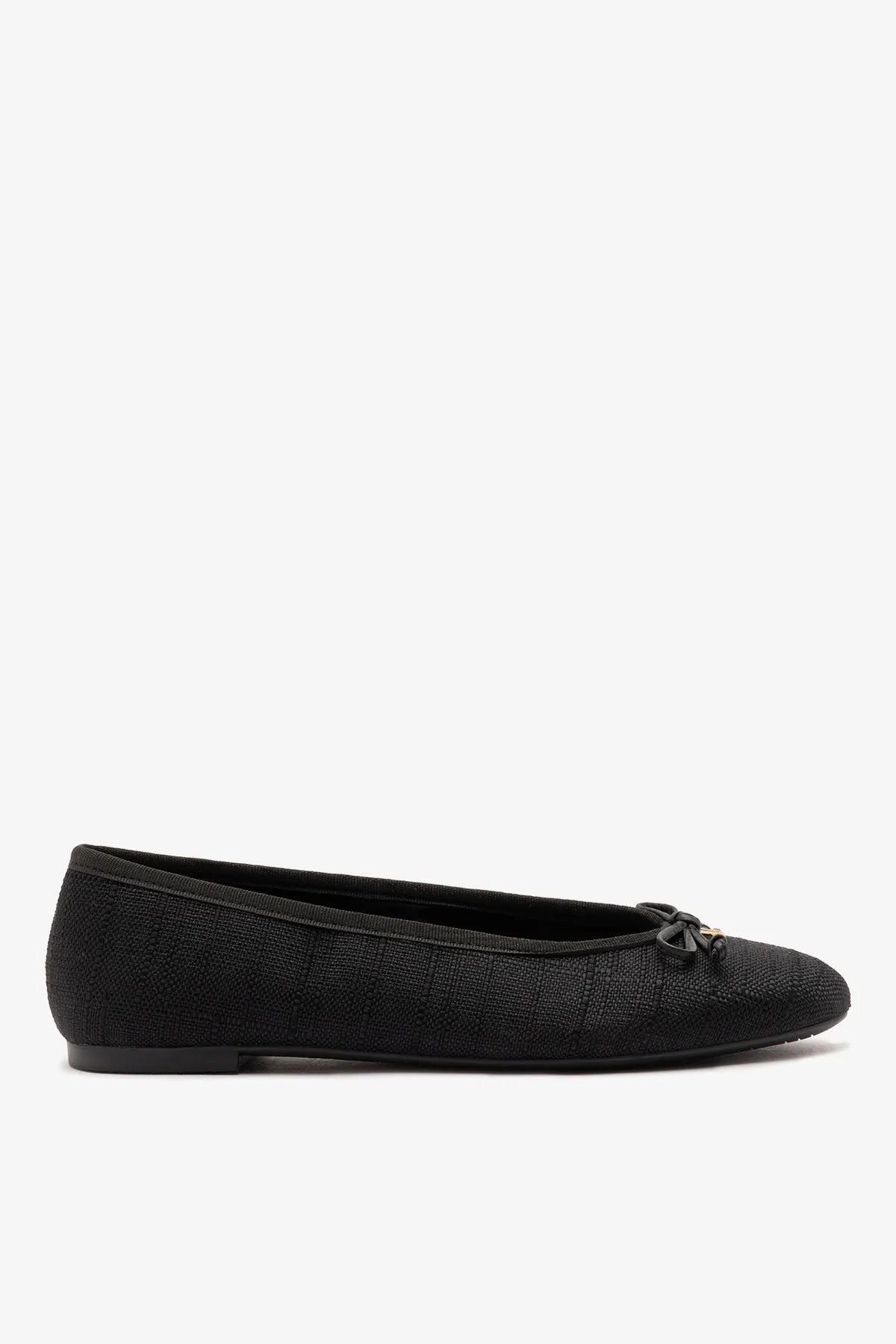 Pavlova Ballet Flat Black Raffia