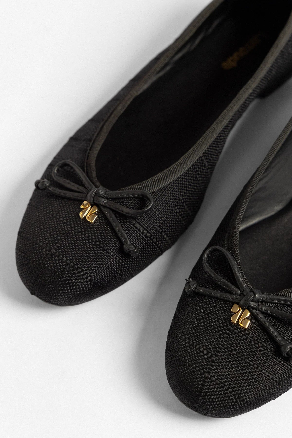 Pavlova Ballet Flat Black Raffia