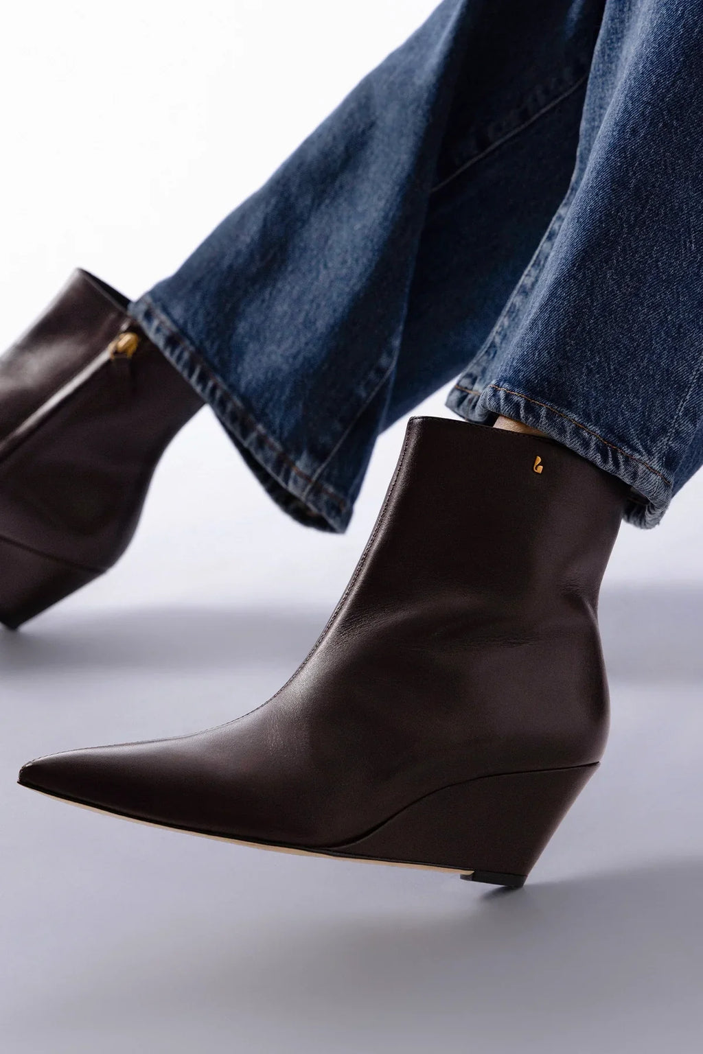 Loulou Boot Brown Leather