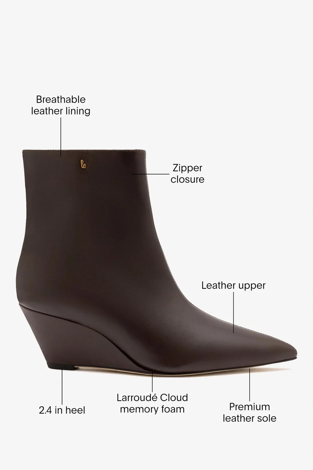 Loulou Boot Brown Leather