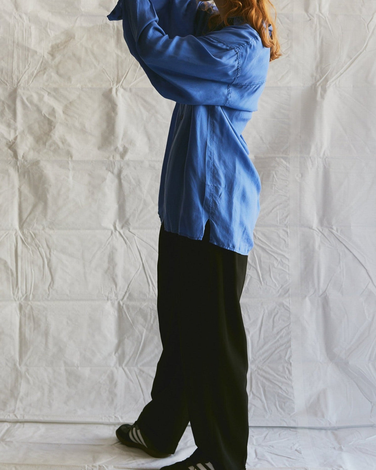 Silk Shirt Long Sleeve / Vivid
