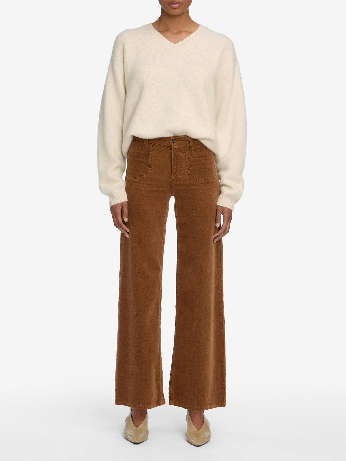 Frame Le Slim Palazzo Modernist Pocket Corduroy