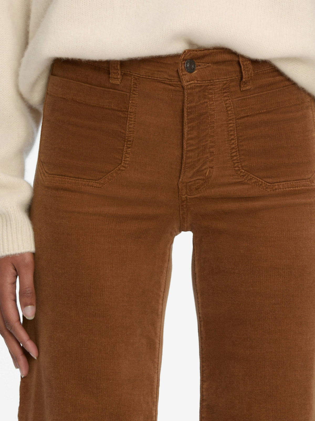 Frame Le Slim Palazzo Modernist Pocket Corduroy