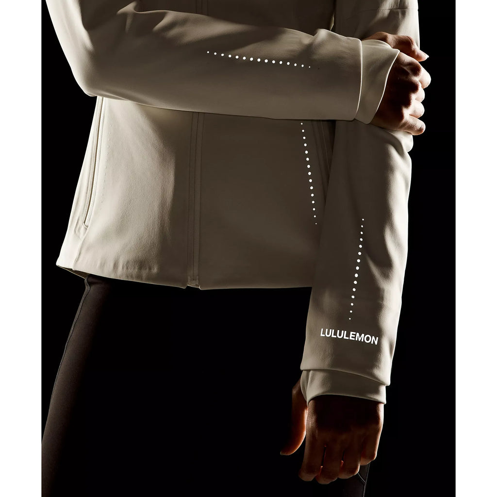 Lululemon Women's Cross Chill Performance Jacket in Light Ivory