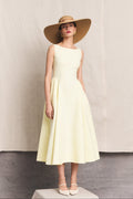 Chatsworth Woven Dress (Lemon)