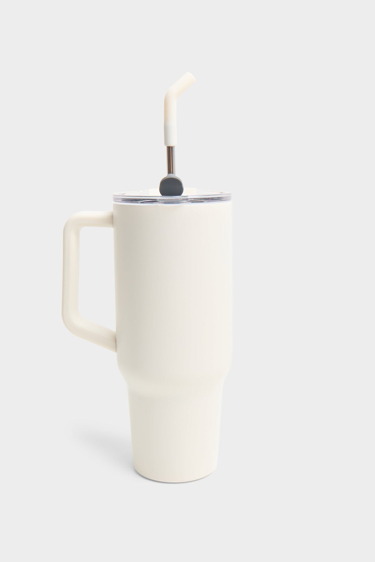 Kaiia 1.2 Litre Straw Bottle Cream