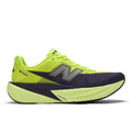 New Balance Men's FuelCell Rebel v5 in Alkaline Green with Boysenberry and Dark Silver Metallic