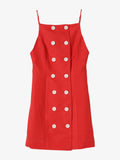 Matthew Bruch Double Breasted Tank Dress