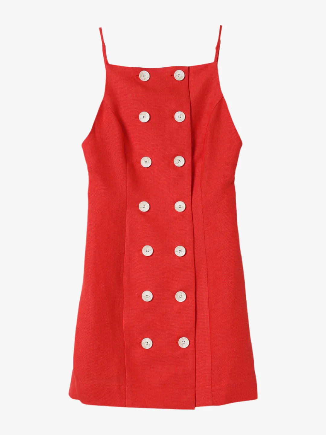 Matthew Bruch Double Breasted Tank Dress