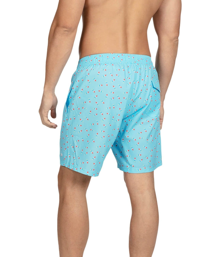Patriotic Pops Stretch Swim Trunks - 7.5" Inseam