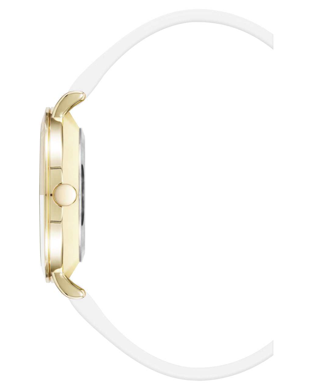 Two-Tone Bezel Strap Watch