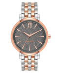 Glitter Accented Dial Watch